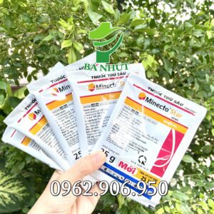 Thuốc Trừ Bọ Trĩ, Rầy, Phấn Trắng, Sâu Đục Thân, Cuốn Lá MINECTO STAR 60WG 25Gr Cho Cây