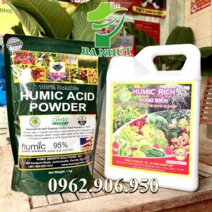 Combo HUMIC MỸ 1kg Và HUMIC RICH RONG BIỂN 5 Lít – Dưỡng Cây Khỏe, Ra ...