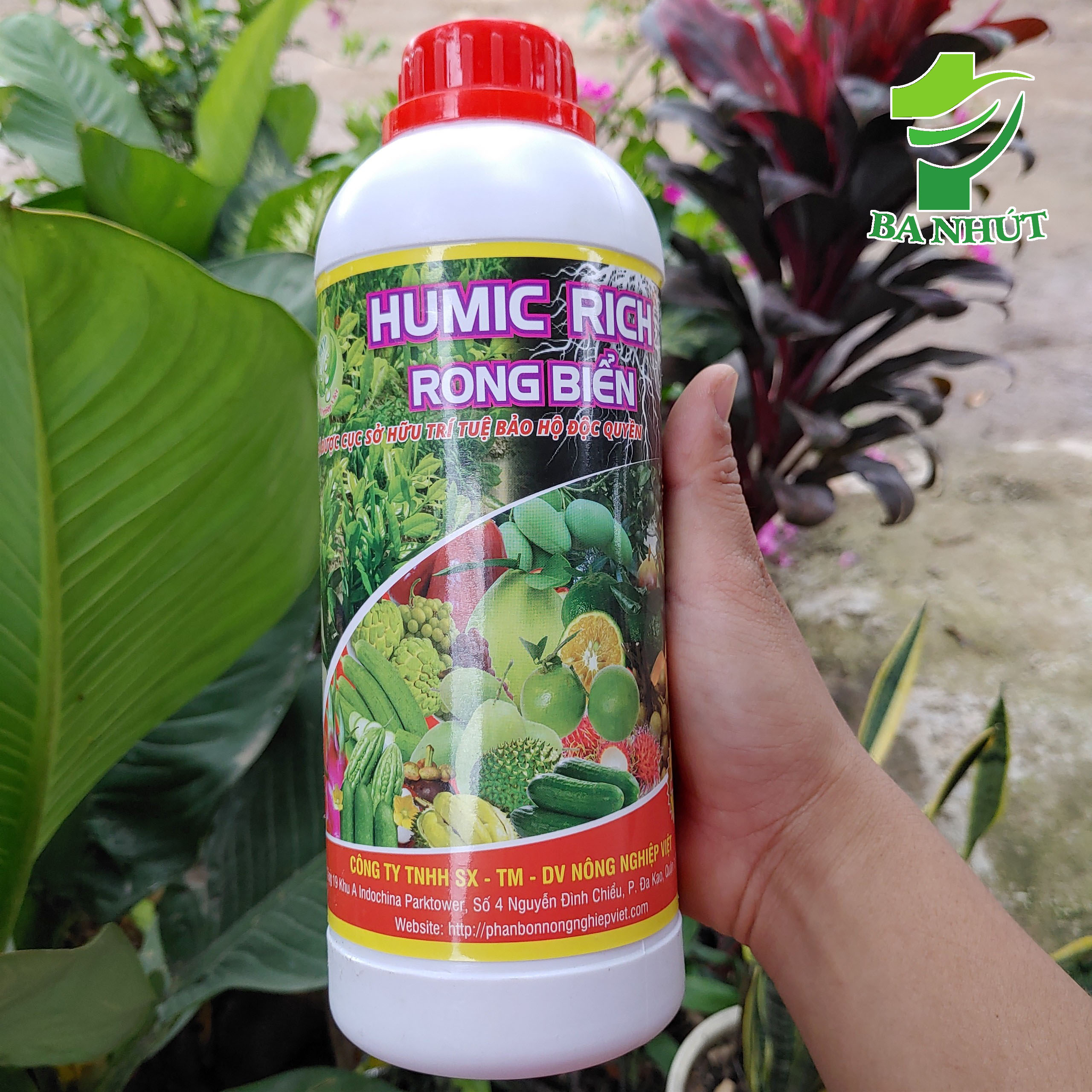 HUMIC RICH Rong Biển Chai 1Lit - Kích Rễ, Bung Đọt, Mát Cây, Khoẻ Rễ, Đâm Cơi Mạnh, Đi Tược Nhanh, Mập Đọt, Mượt Cành - Ảnh 2