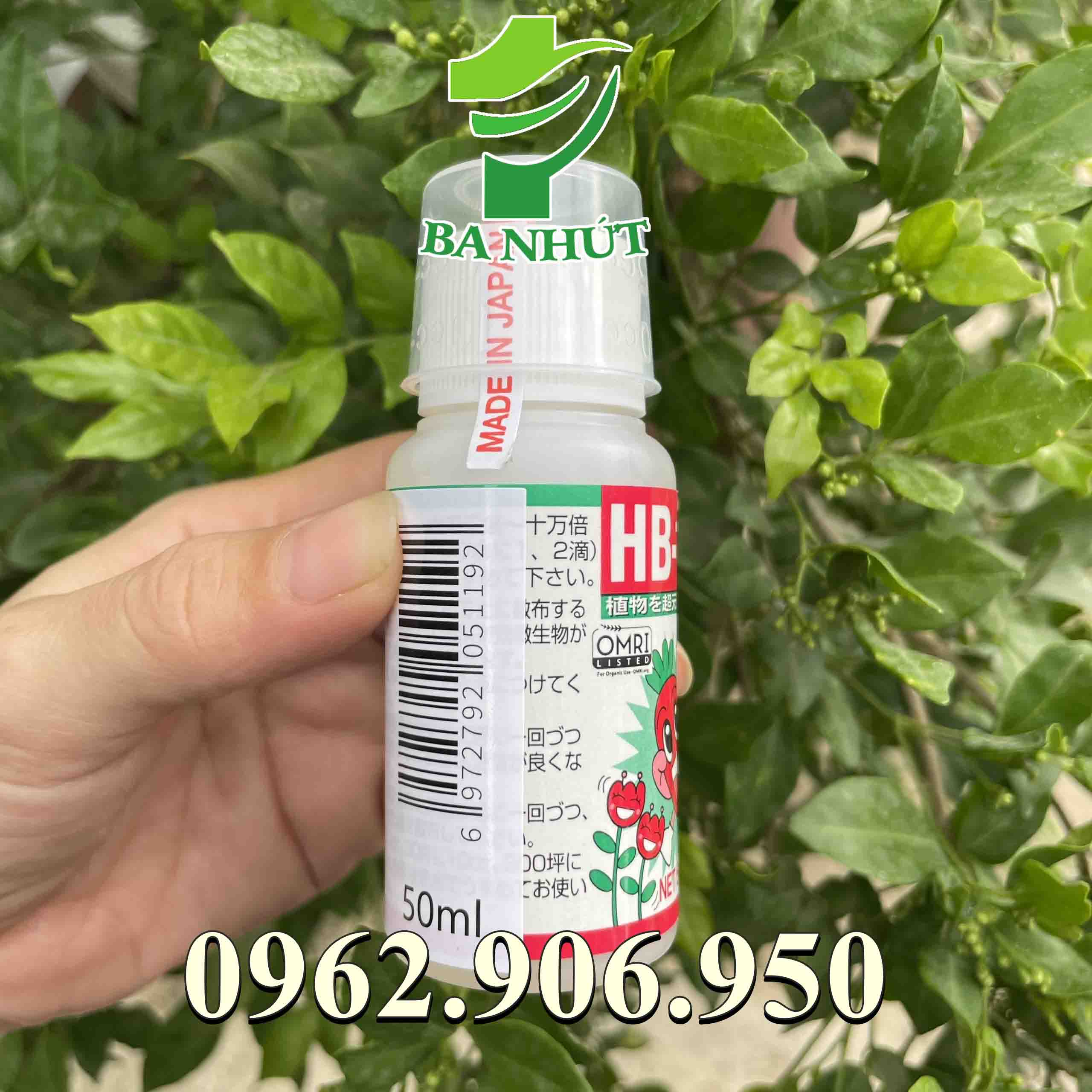HB 101 6ml Nhật Bản Siêu Kích Rễ, Phục Hồi Cây Suy Yếu, Tăng Cường Ra Rễ Và Thúc Đẩy Hồi Phục Cây Suy Yếu